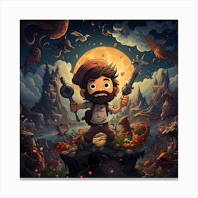 I Invent The Cosmos Canvas Print