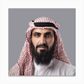 Portrait Of Saudi Businessman Canvas Print