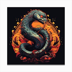 Snake Tattoo Canvas Print