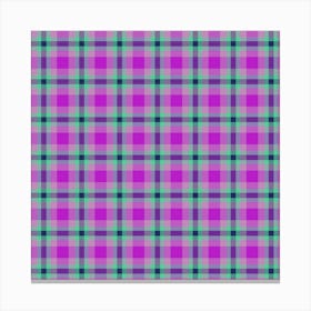 Plaid Fabric 201 Canvas Print