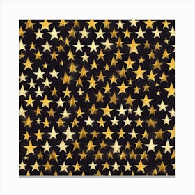 Gold Stars Canvas Print