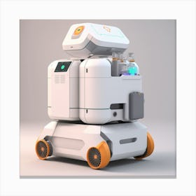Medical Robot Canvas Print
