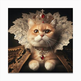 Queen Cat Canvas Print