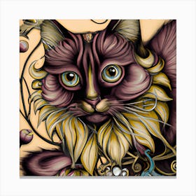 Elaborate Cat 1 Canvas Print