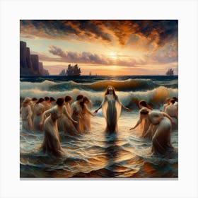 Baptism Of Jesus 5 Canvas Print