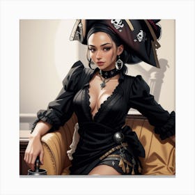 Pirate Sexy Canvas Print