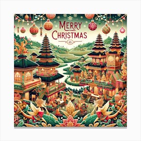 Christmas in Bali Canvas Print