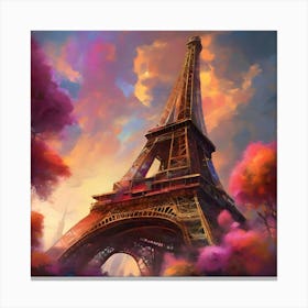 Eiffel Tower 2 Canvas Print