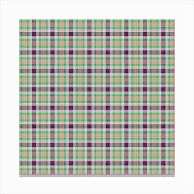 Plaid Fabric 214 Canvas Print