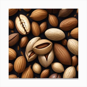 Almonds 3 Canvas Print