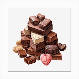Chocolates 6 Canvas Print