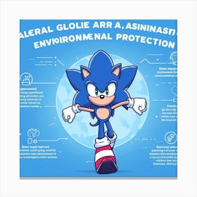 Sonic The Hedgehog 12 Canvas Print