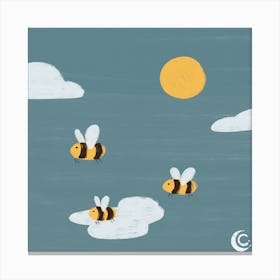 Bees (Contrasti Pt 3) Canvas Print