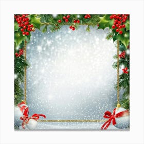 Christmas Frame 13 Canvas Print