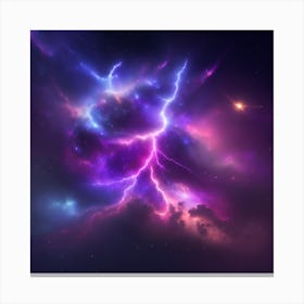 Lightning In The Sky 1 Canvas Print