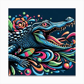 Alligator 2 Canvas Print