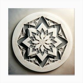 Abstract Mandala Canvas Print