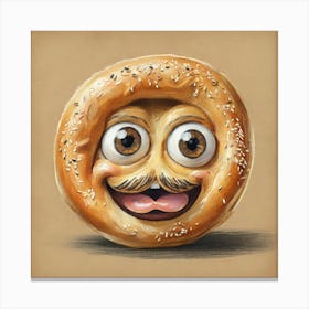 Bagel 16 Canvas Print