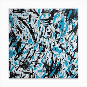 Abstract Splatter Canvas Print