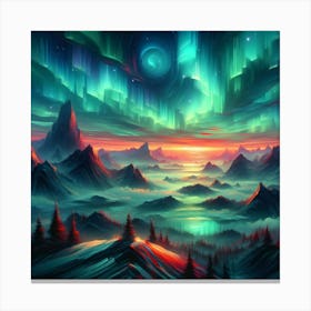 Aurora S Symphony 17 Canvas Print