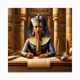 Egyptian Queen 3 Canvas Print