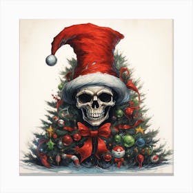 Merry Christmas! Christmas skeleton 17 Canvas Print