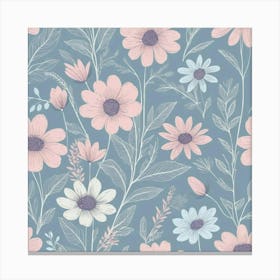 Floral Wallpaper 8 Canvas Print