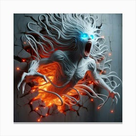 Creature Of The Night Canvas Print