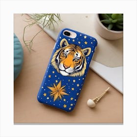 Tiger Phone Case Canvas Print