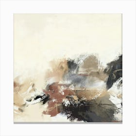 Earthy Tones Square Abstract 2 Canvas Print