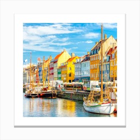 Copenhagen.art. Canvas Print