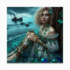 Lost Sea Beauty  Canvas Print