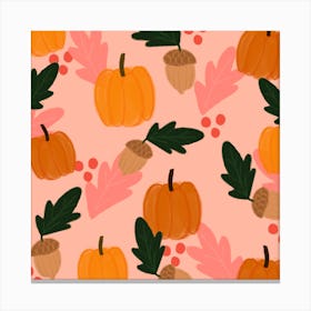 Autumn Pattern Canvas Print