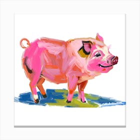 Duroc Pig 01 1 Canvas Print