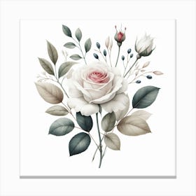 White Rose Canvas Print