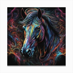 Horse Of Fire Canvas Print