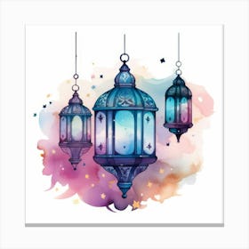 Islamic Lanterns 5 Canvas Print