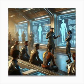 Sci Fi Mentorship And Growth 1024x1024 Canvas Print