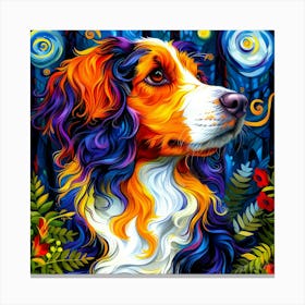 Puppy Zen - Collie Colors Canvas Print