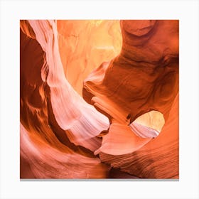 Antelope Canyon Square Canvas Print