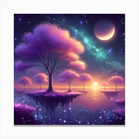 Tree In The Sky 4 Canvas Print