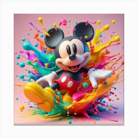 Mickey Mouse Splash 2 Leinwandbild