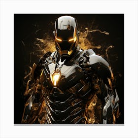 Iron Man Mechanical Ferocity Canvas Print