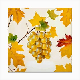 Autumn Grapes 1 Canvas Print