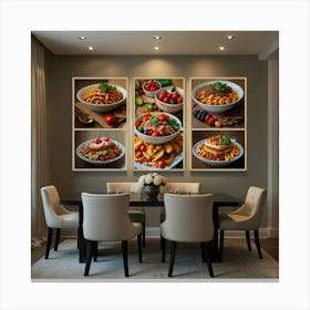 Default Create Unique Design Of Eating Room Art Wall 1 Canvas Print