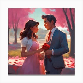 Love Story Canvas Print