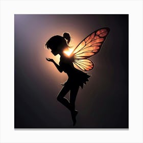 Fairy Silhouette Canvas Print