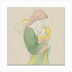 Motherhood Art Print (4) Canvas Print