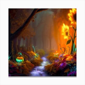 Spooky Forest Canvas Print