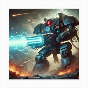 Salvage Plasma Cannon Converted Canvas Print